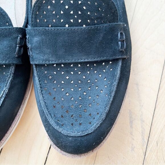 LifeStride Velocity ZaZa Black Suede Slip On Loafer Shoes - Picture 5 of 12